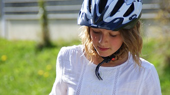 Einradfahren mit Anna & Lisa